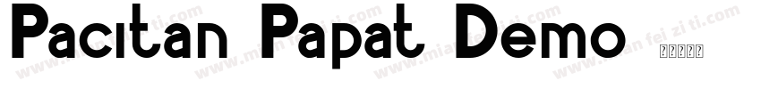 Pacitan Papat Demo字体转换